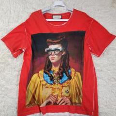 GUCCI アレッサンドロミケーレ イグナシモンレアル Tシャツ XS GUCCI - GUCCI イグナシモンレアル コラボ ピンク キャット T