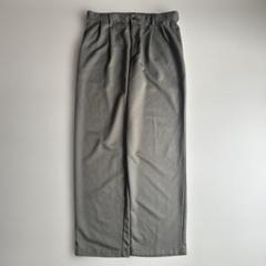 (古着)00s ツータックスラックス　ワイドパンツ　cityboy 古着)00s haggar ワイドスラックス オリーブ cityboy パンツ