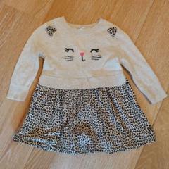 ネコちゃん baby Gap ワンピース ヒョウ柄 12-18months