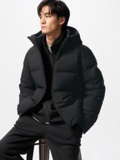 未使用級✨極美品✨シームレスダウンパーカー　　UNIQLO 黒　ユニクロ　M ユニクロ公式 | シームレスダウンパーカ