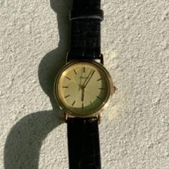 SEIKO Women's Gold Black Leather Belt 7N01-0JK0 | eBay