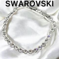 レア　SWAROVSKI　スワロフスキー　ブレスレット　ブラック　ラインストーン レア SWAROVSKI スワロフスキー ブレスレット ブラック ライン