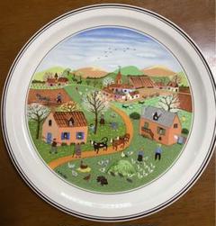 ビレロイボッホ Villeroy&Boch  naif 絵皿 春夏秋冬 4枚組 Amazon.co.jp: Villeroy & Boch plate The Four Seasons No.4