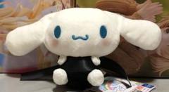 シナモロール リボンDEむすぼ ぬいぐるみ マスコット サンリオ 圧縮なし 黒