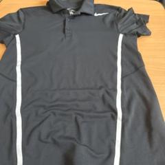 ゴルフ テニスNike ナイキDRI-FIT 黒 ポロシャツ M