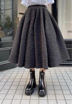 最終値下げHYEONヘヨン♡swan skirtフレアスカート HYEON へヨン swan Skirt black スワンスカート Sサイズ
