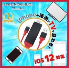 設定不要☆iPhone HDMI 変換ケーブル テレビ接続 ライトニングケーブル