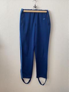 【adidas】70s 80s デサント製 紺 ネイビー セットアップ ズボン adidas】70s 80s デサント製 紺 ネイビー セットアップ ズボン