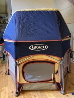 GRACO プレイハウス・キッズテント 大型 青・黄