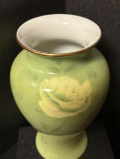 2349 深川製磁　色絵彩磁　金彩　花瓶 メール便送料無料対応可】 2349 花瓶 金彩 色絵彩磁 深川製磁