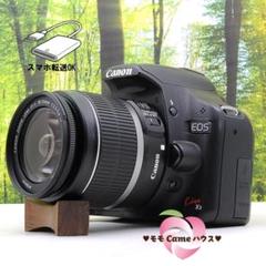 ショット数1472枚！スマホ転送セット★Canon kiss X3 望遠レンズ★ キヤノン Canon EOS Kiss X3 標準&望遠ダブルレンズセット