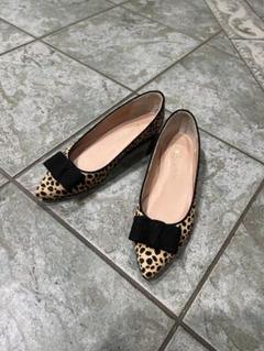 ✨極美品✨DIANAダイアナ　オペラシューズ　ハラコ素材レオパード柄　21.5㎝ ✨極美品✨DIANAダイアナオペラシューズハラコ素材レオパード柄
