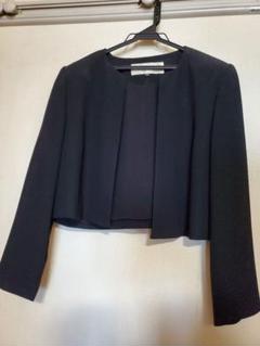 【極美品】pierre cardin　レディース　46号　 ジャケット　ネイビー 極美品】pierre cardin レディース 46号 ジャケット ネイビー