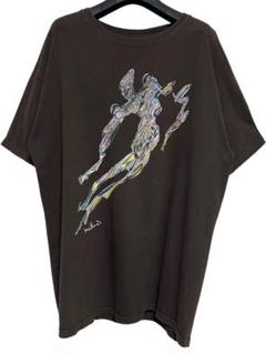 匿名発送　美品HUF MILES DAVIS プリントT ブラウン　サイズXL