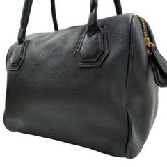NAGATANI ナガタニ ハンドバッグ ボストンバッグ レザー ネイビー系
