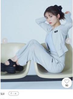大人気完売 SNIDEL UVカットパーカー/ウォッシャブル シルバー