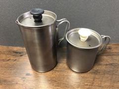 Snow peak (スノーピーク) コーヒー用品 チタン製カフェプレスと