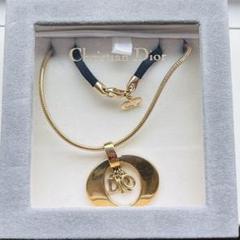 箱付き セット 美品 Dior ネックレス CD ロゴ 希少 刻印あり