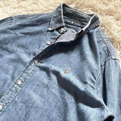 Ralph Lauren ダンガリーシャツ カラフルポニー L
