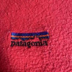 patagonia フリース ネックウォーマー 赤のサムネイル