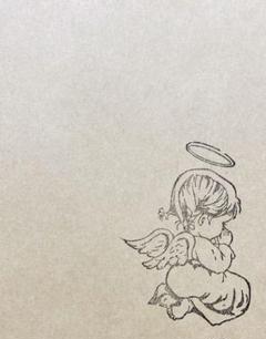 消しゴムはんこ。エンジェルのサムネイル