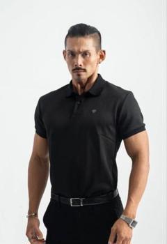 ★きゅうりさん専用★PHYSIQUE FRAME ポロシャツ　ブラック　黒　M 250518__06668.jpg?v=1749806910