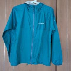 【美品】mont-bell モンベル レインウェア 160 ブルー 上下セット montbell/モンベル/ゴアテックスウェア上下セットID/RD（メンズ