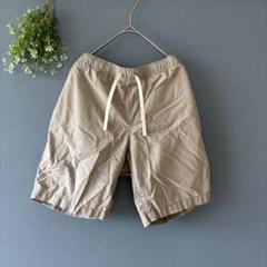 無印良品［S］男女兼用　綿100　薄手　ウエストゴム　チノハーフパンツ　メンズ
