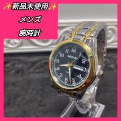✨新品✨未使用 時計 WOKAi メンズ ゴールド ブラック ファッション小物のサムネイル