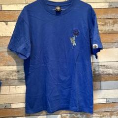 AND SUNS 青いバラ Tシャツ Lサイズ 日本製　レトロ　y2k