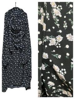 【超美品】ホワイトビジュー　アバヤ、ヒジャブセット XSサイズあり【an /アン】アメスリ/ ラメ/ ビジュー/ バスト