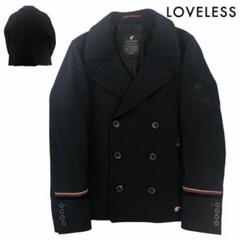 レビュー高評価の商品! ラブレス LOVELESS 美品 ピーコート 日本製 ネイビー - ピーコート