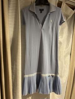 Polo Ralph Lauren 半袖ワンピース L/12-14 ライトブルー