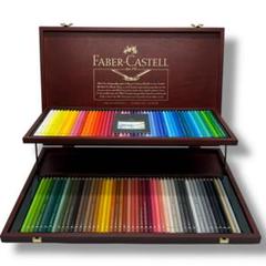 FaberCastellファーバーカステル ポリクロモス 木箱入 78本 美品 ポリクロモス色鉛筆72色木箱ｾｯﾄ