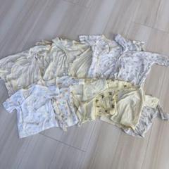 ベビー肌着セット イエロー系 50-60 新生児