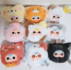 【最新作】babythree 小不点 ミニ頭キーホルダーシリーズ 9セット