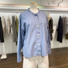 マーガレットハウエル⭐️ノーカラーシャツ SOFT WASHED COTTON