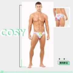 水泳パンツ 水着 【数量限定】メンズ ハート 三角 Ｌサイズ セクシー ブルー