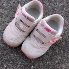 New Balance キッズスニーカー ピンク/グレー