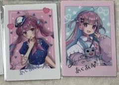 ホロライブ 湊あくあ チェキ風カード