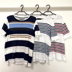 【日本製】SHIPS JET BLUE ボーダーTシャツ3枚セット