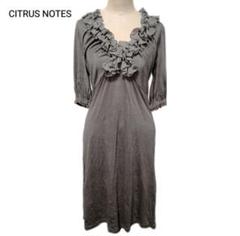 CITRUS NOTES シトラスノーツ フリル ワンピース ウエストリボン