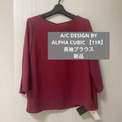 【A/C DESIGN BY ALPHA CUBIC 】　新品11R ブラウスのサムネイル