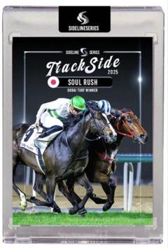 ソウルラッシュ デムーロ　世界限定 ホースレーシングカード 競馬　専用台座付 ソウルラッシュ デムーロ 世界限定 ホースレーシングカード 競馬