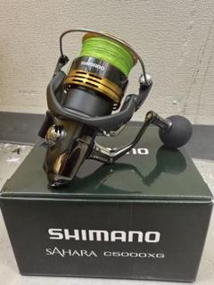 SHIMANO SAHARA サハラ C5000XG + Line Pe 2.0 Shimano Fishing SAHARA C5000XG FJ CLAM Spinning Reels