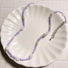 ビーズネックレス ビーズリング 비즈반지 ハンドメイド