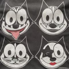 福袋 スペシャル90s神フェードFELIX THE CATキッスTシャツUSA製L トップス