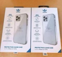 adidas iPhone 12 / 12 pro クリアケース　２つ　まとめ売