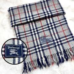 BURBERRY ストール ピュアウール ノヴァチェック 大判 膝掛け ☆ Burberry バーバリー ブランケット 膝掛け ノバチェック柄