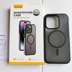 iPhone 15 Pro ケース　黒　MagSafe対応　シンプル